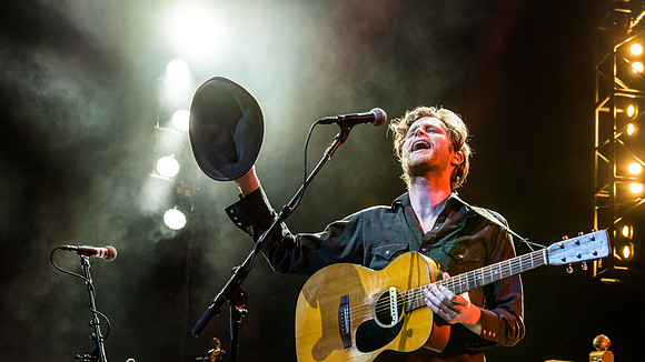 Wesley Schultz of The Lumineers at Riverbend Music Center