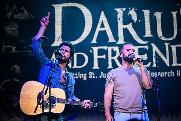 Dan and Shay at the Ryman