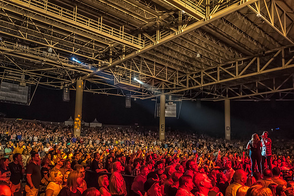 Darius Rucker with Lady A, Ruoff Home Mortgage Music Center, Noblesville, Indiana, Sept. 14, 2018