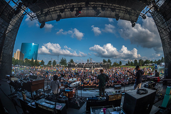 Spafford, The Lawn at White River, Indianapolis, Indiana, August 12, 2018