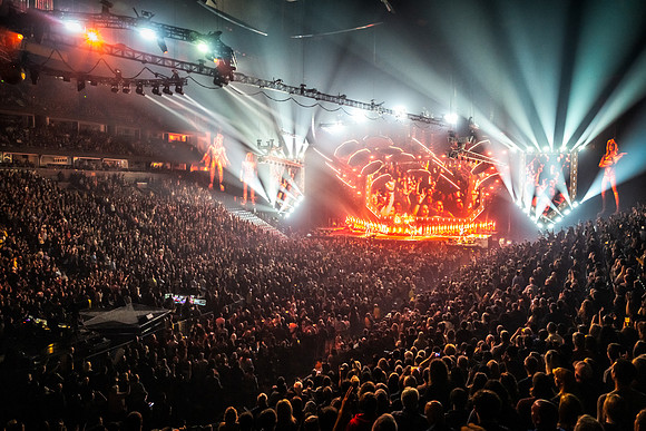 Kiss at Bridgestone Arena