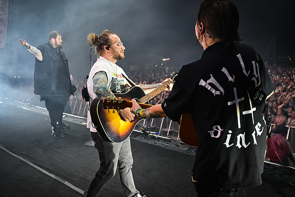 Jelly Roll wsg Zach Myers of Shinedown at Riverbeat Festival