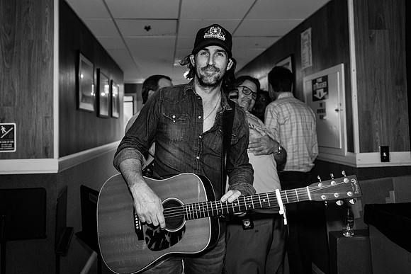 Jake Owen backstage at Ryman Auditorium