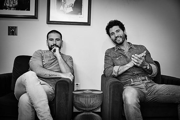 Dan and Shay at the Ryman