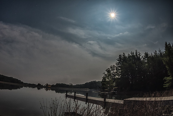 Moon Light - Lutheran Lake - Columbus, IN - 2013