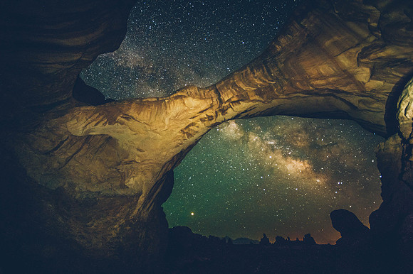 Double Arch, Arches National Park, Moab, Utah