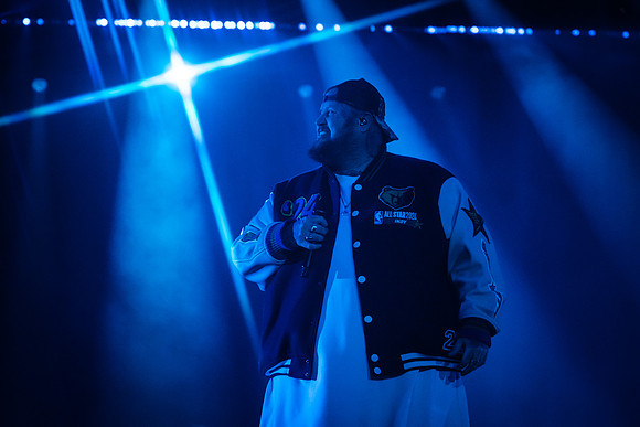 Jelly Roll at the NBA All-Star Game