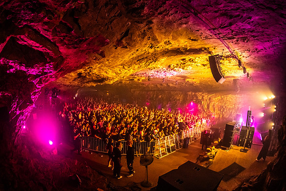 Sara Landry at the Caverns
